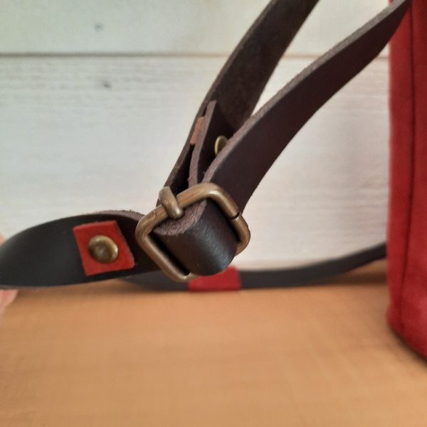 sac avec rabat triangle rouge - Frais de port inclus – Image 4