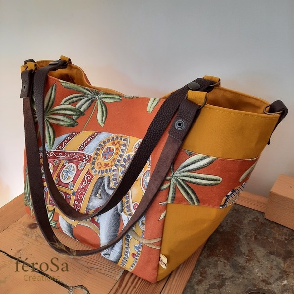 Sac cabas jaune - Frais de port inclus – Image 3