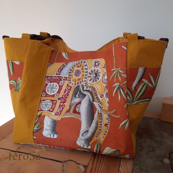 Sac cabas jaune - Frais de port inclus – Image 2