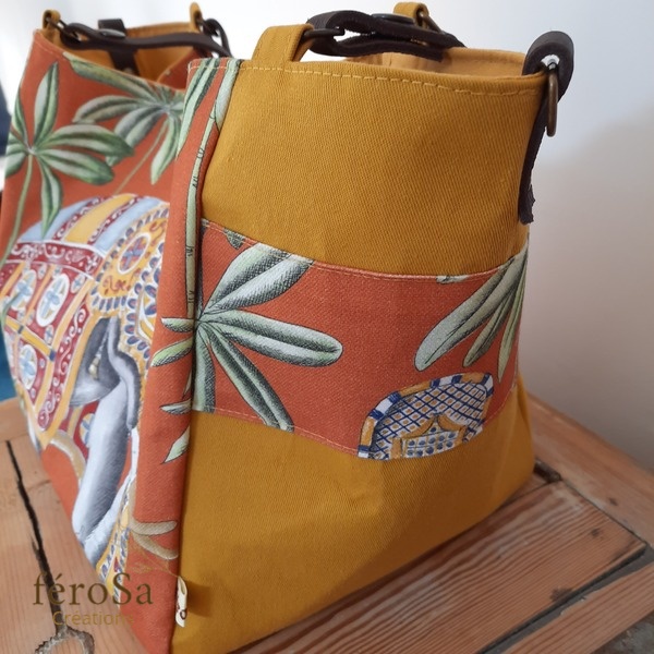 Sac cabas jaune - Frais de port inclus – Image 4