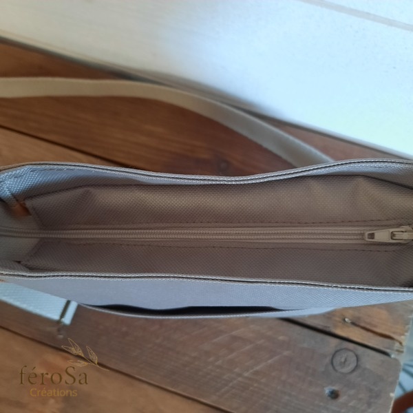 Sacoche homme beige - Frais de port inclus – Image 2