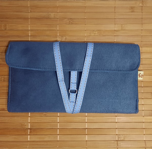 Pochette à bijoux bleu - Frais de port inclus – Image 2