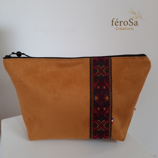 Trousse organisateur de sac jaune moutarde - Frais de port inclus