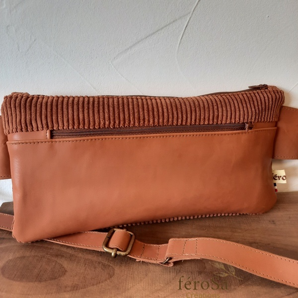 Sac banane marron - Frais de port inclus