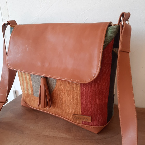 Sac bandoulière en cuir - Frais de port inclus – Image 4