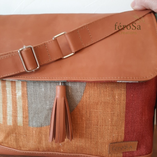 Sac bandoulière en cuir - Frais de port inclus – Image 6