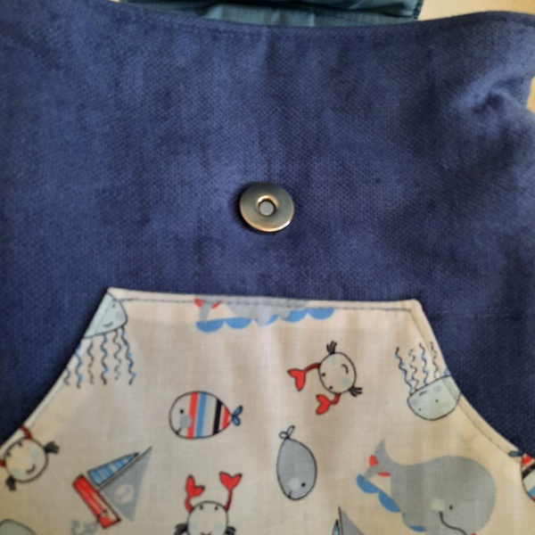 Sac à dos enfants bleu-Petit marin – Image 4