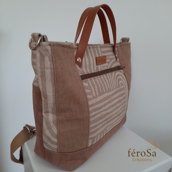 Sac convertible beige - Frais de port inclus – Image 3