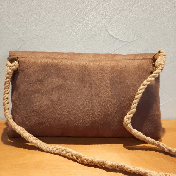 Pochette bohème beige - Frais de port inclus – Image 2