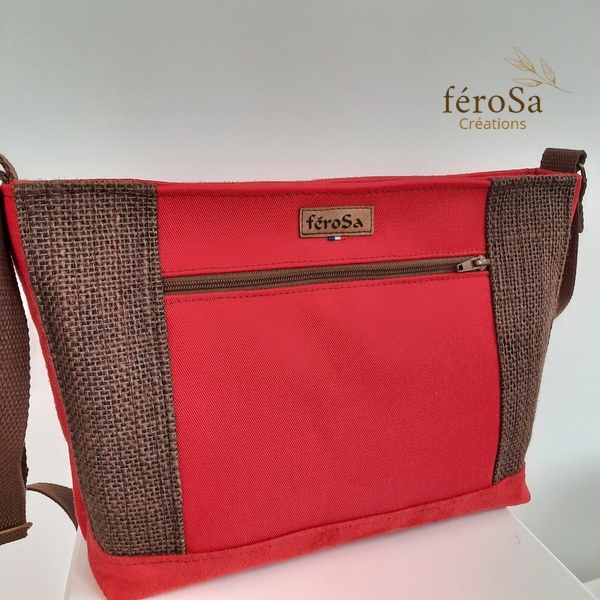 Sac bandoulière rouge