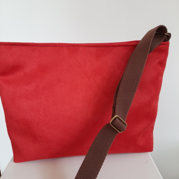Sac bandoulière rouge – Image 3