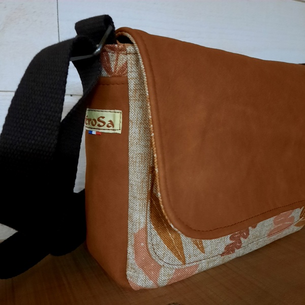 Sac bandoulière ''Aurore'' en cuir – Image 4