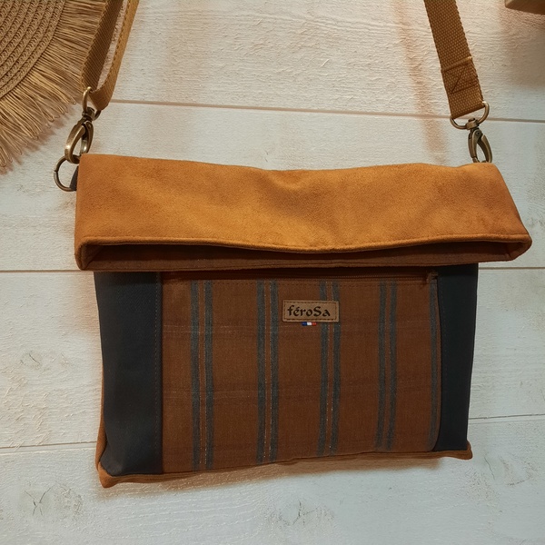 Sac bandoulière marron