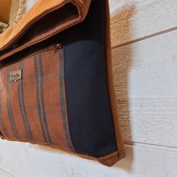 Sac bandoulière marron – Image 2