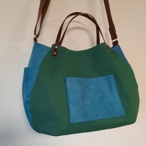 Sac à main turquoise