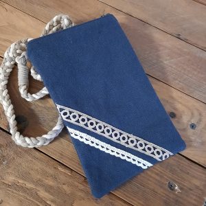 Pochette téléphone Bleu marine