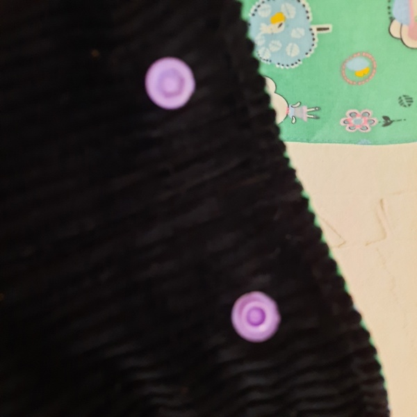 Sac à dos enfant en velours noir - La petite souris – Image 5