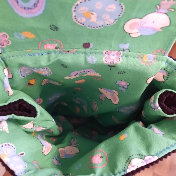 Sac à dos enfant en velours noir - La petite souris – Image 6