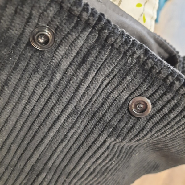 Sac à dos enfant en velours noir - Panda sur sa branche – Image 5