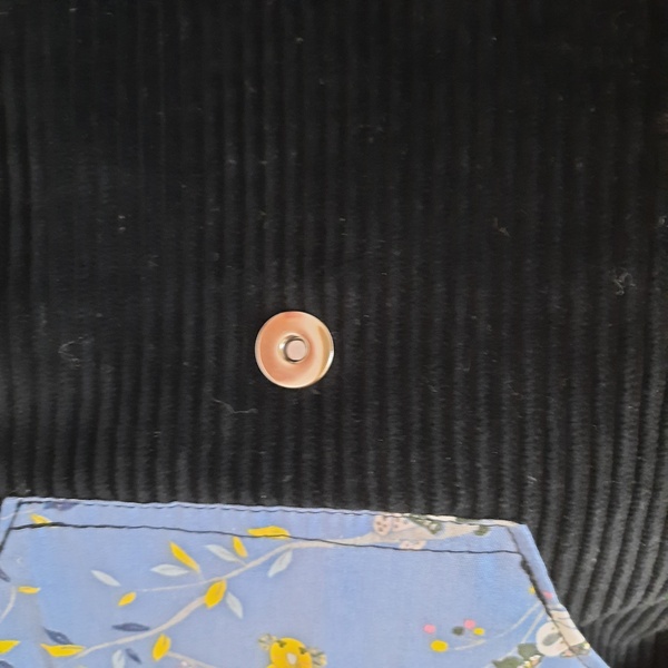 Sac à dos enfant en velours noir - Petit panda – Image 3