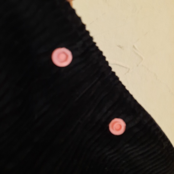 Sac à dos enfant en velours noir - Petit panda – Image 5