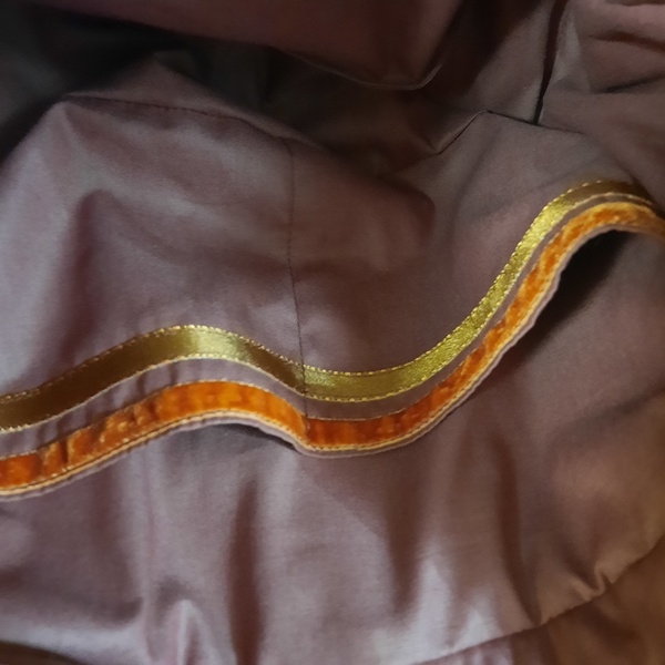 Sac bandoulière en velours marron – Image 8