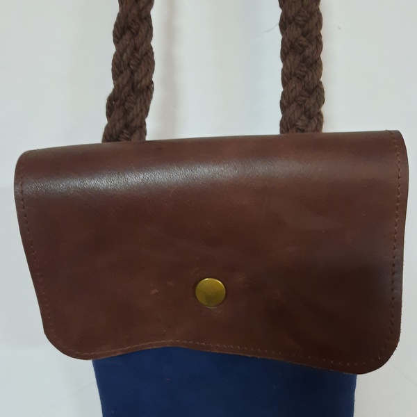 Sacoche téléphone bleu – Image 3