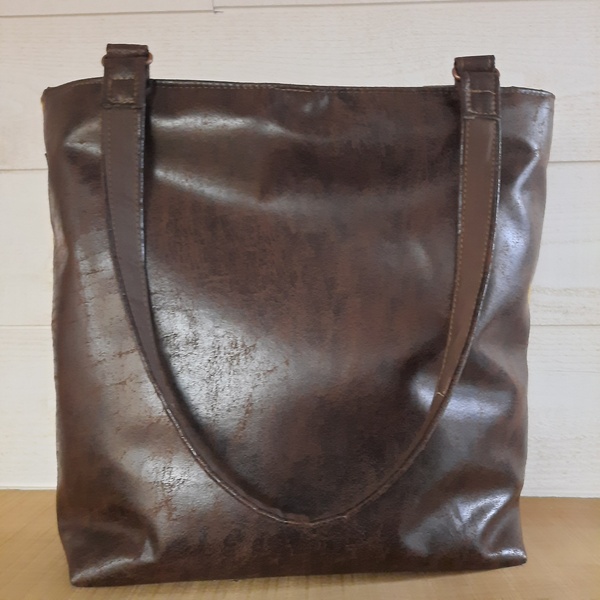 Sac cabas en velours jaune – Image 7