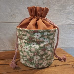 Pochon couleur pêche